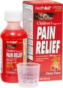 HealthA2Z® 子供の痛みの軽減 | アセトアミノフェン 160 mg (5mL) | 年齢 2-11 | チェリーフレーバー | 痛みの軽減剤 - 発熱剤 - 経口懸濁液 | アスピリンとイブプロフェンフリー | 4FL Oz (118mL)
