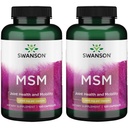 スワンソン Msm 1,000 mg 120 キャップ (2 パック)