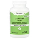 Vitacost Lチロシン - 750 mg - 180カプセル