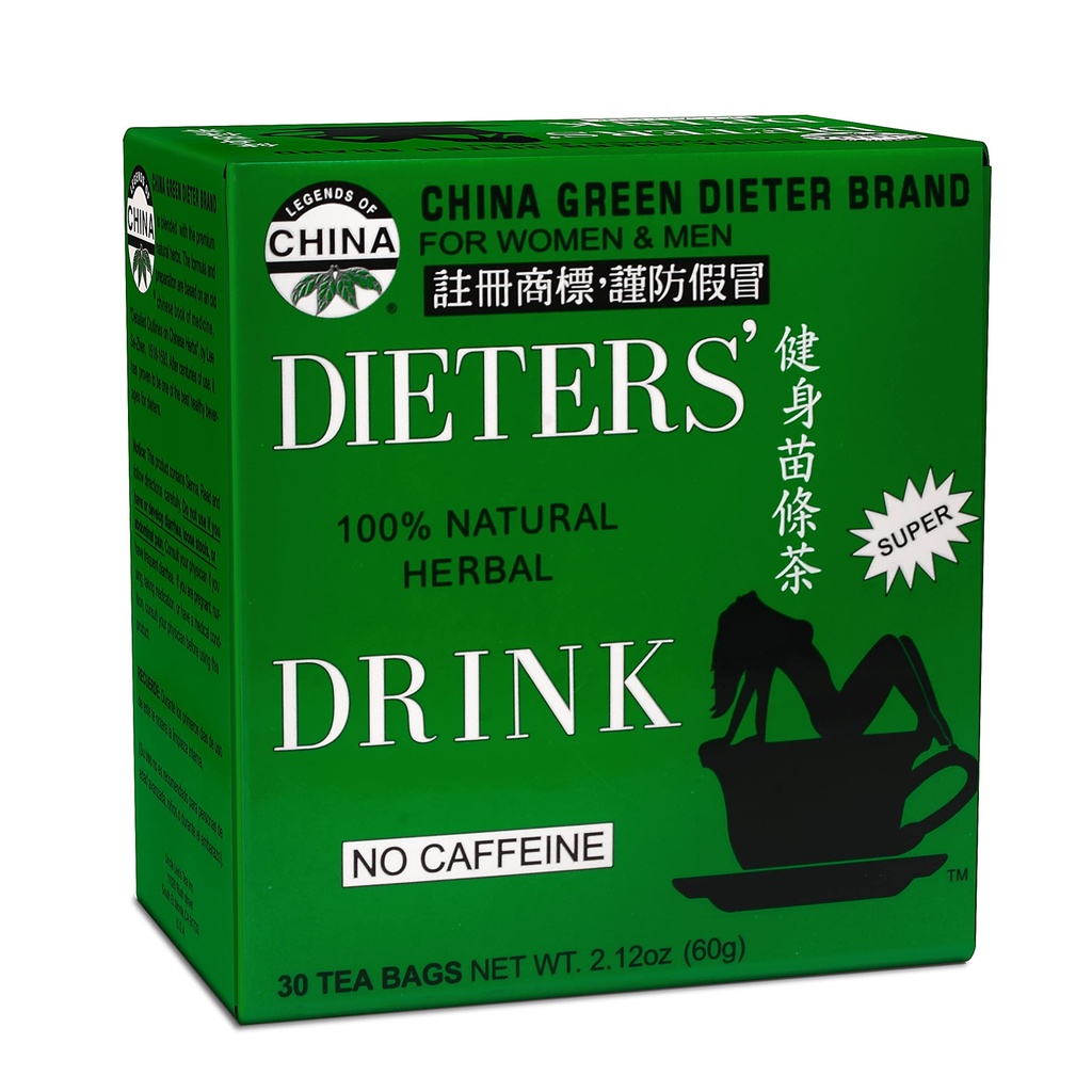 叔父の李の茶中国の緑の食事療法の茶カフェインは、2.21 Oz、30の計算放します