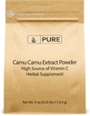 PURE ORIGINAL INGREDIENTS Camu Camu (4oz) Vitamin C, Brazilian Superfood, Lab-Verified, Non-GMO