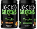 Jocko の燃料の緑の粉の束-健康な緑のジュースのための緑及びスーパーフードの粉-Spirulina、Chlorella、消化器系酵素、及びプロバイオティクスと友好的な Keto - 60 のサービング