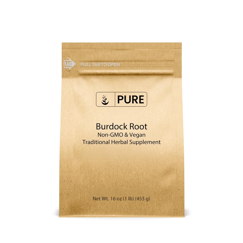 純粋な元の原料のBurdockの根のエキス(1lb)の実験室によって確認される、非GMO