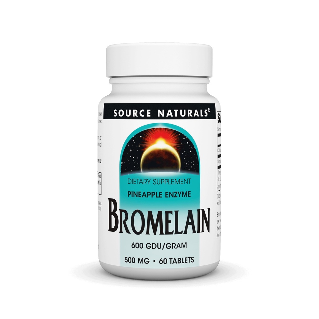 源の自然なBromelain 500mg Proteolytic酵素の補足- 60のタブレット