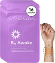 The Good Patch B12 Awake Patch, Natural Patch with Caffeine, B12, and Green Tea Extract, Plant Powered Wearable Wellness, Helps to Promote Energy (16 Total Patches)