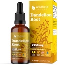 Dandelionの根のエキスは2000mg (Taraxacumのofficinale L.)の草の補足はカプセル、1か月の供給、84のサービング、アルコールなしのチンブ - 2 Oz、1のパックよりよく吸収します