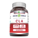 アメージングフォーミュラCLA(コンジュレーションリノール酸)1250Mg | ソフトゲルサプリメント | 非GMO | グルテンフリー | アメリカ製(1パック | 120カウント)