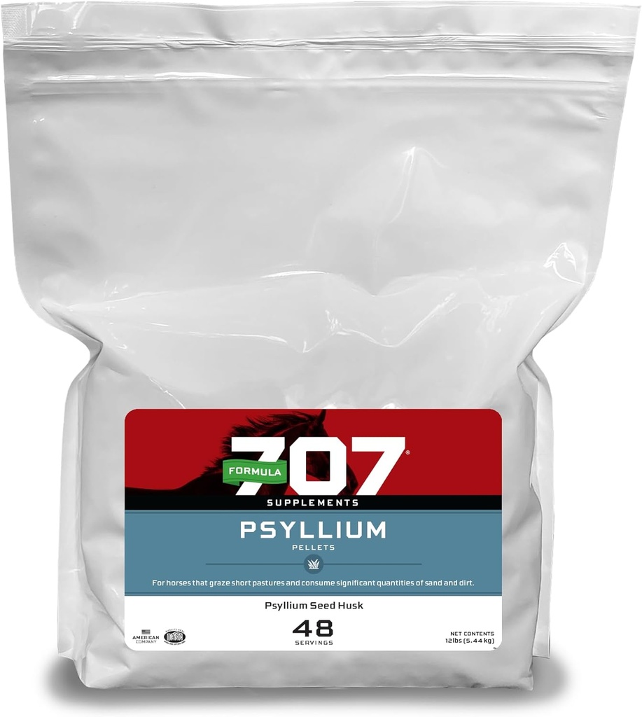 方式 707 の Psyllium の餌の Equine の補足 (12lb のバケツ- 48 日の供給)