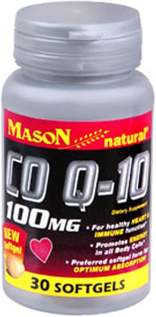 MASON NATURAL Co Q-10 100 Mg 30 Softgels