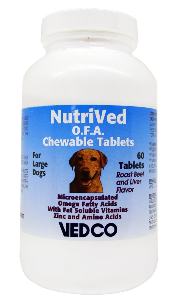 Vedco 60の計算は大きい犬のためのO.F.A.のChewableのタブレットをNutrived