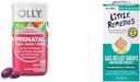 健康な妊娠のためのOLLY Prenatal Multivitamin Softgels + 乳児の痛み、60のカウントのための少しの救済の低下