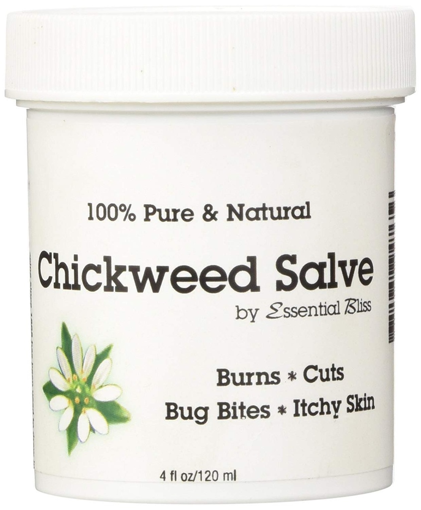 Chickweed のサーブ 4OZ * 100% の純粋*すべての自然な有機性添加物無し* Soothing の反イッチのクリーム*は乾燥した皮からの救助を提供します