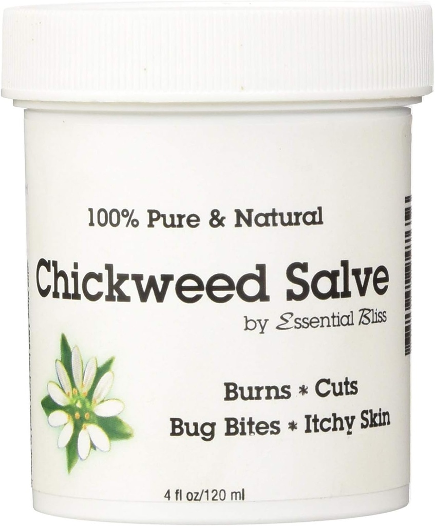 Chickweed のサーブ 4OZ * 100% の純粋*すべての自然な有機性添加物無し* Soothing の反イッチのクリーム*は乾燥した皮からの救助を提供します