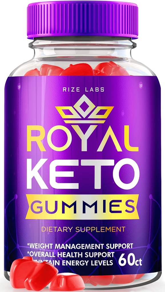 rize labs - ロイヤル Keto Gummies - ベリー脂肪&減量ダイエットのためのACVオーガニックサポート、男性&女性Apple Cider Vinegar Extra Strength Gummies 1000mg(60 Gummies)