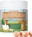 Eggshell Powder for Dogs and Cats, Eggshell Calcium Supplement, Great for Osteoporosis, Nourishes Bones, Supports Joints, Teeth, and Heart Health(16 oz)