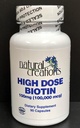 High Dose Biotin 100mg (100,000mcg)