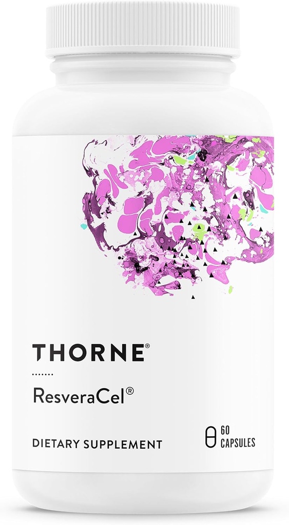 THORNE - ResveraCel - ケルセチンPhytosome&Resveratrolとニコチンアミドリボシド - ヘルシーエイジング、メチル化、セルラーエネルギー生産と代謝をサポート* - 30サービング