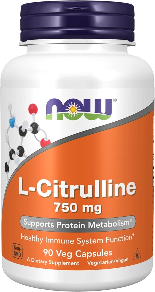 今食糧L-Citrulline 750のmg - 90の帽子3のパック
