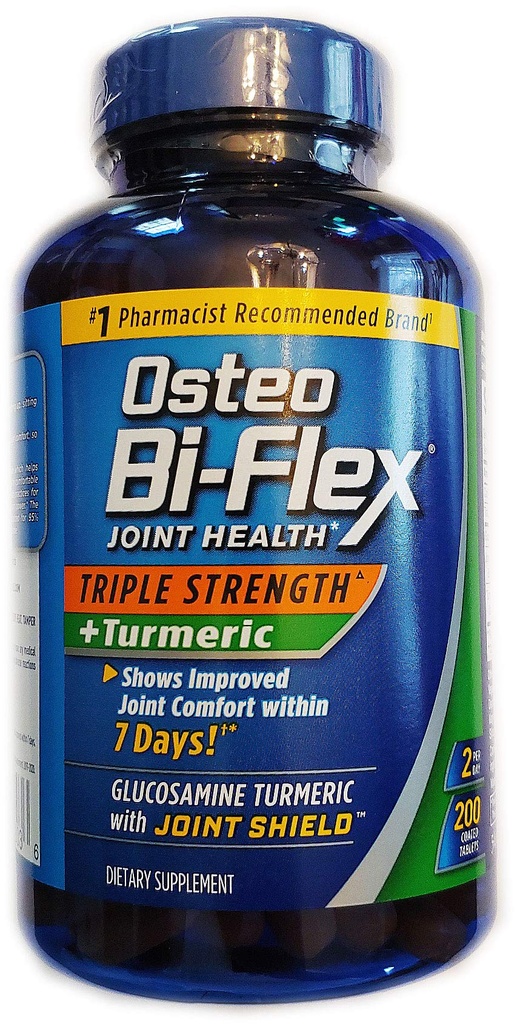 Osteo Bi-Flex、トリプル強度+ターメリック、グルコサミンHCIとターメリッククルクミン、男性と女性のための共同サプリメント