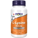 NOWの食糧補足、L-Lysine (L-Lysineの塩酸塩) 500のmg、アミノ酸、100の計算(パッケージ1)