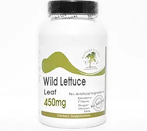 ワイルドレタスリーフ450mg〜200カプセル - 添加物なし〜自然化サプリメント