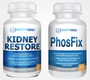 Kidney Restore & PhosFix 2-Pack 支持ノーマル腎臓機能、腎臓の健康、リンレベル&その他