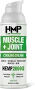 Hemp Cream Muscle & Joint Support 2000MG Hemp Discomfort Relief Formula w Menthol Ideal for Knee Muscle Joint Back Shoulder Elbow Maximum Joint Support, Natural Formula Made in USA 2.1oz