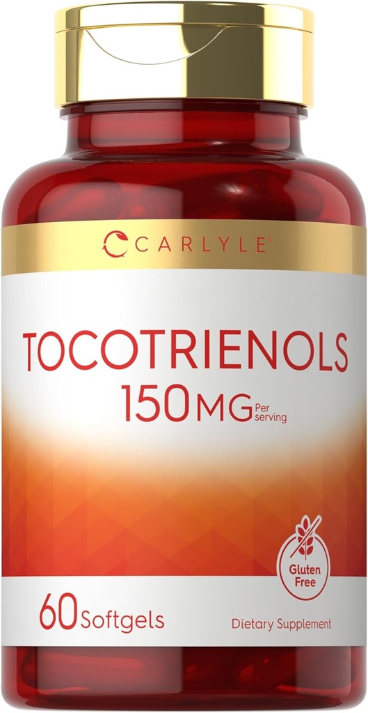 カーライルトコトリエンオールサプリメント | 150mg | 60Softgels | Non-GMOとグルテンフリーコンプレックス