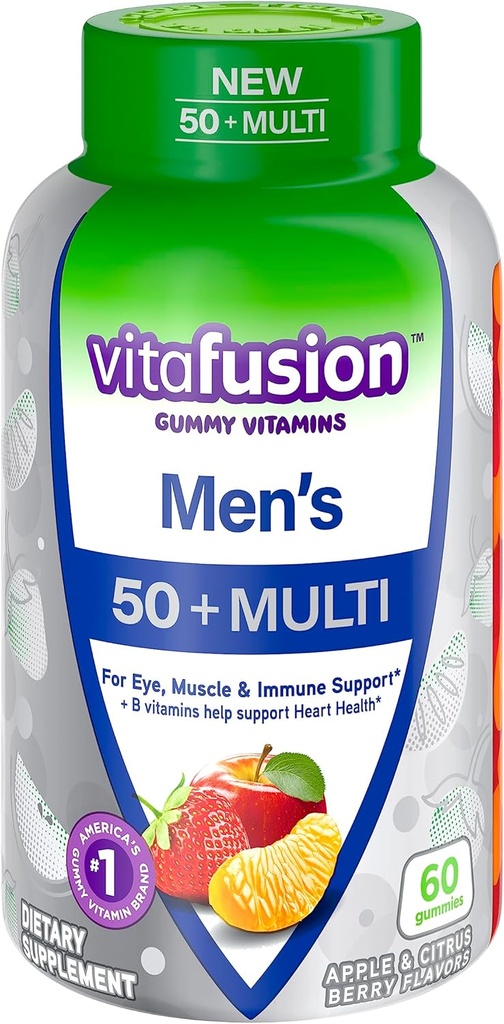 VITAFUSIONの人の50+の多毎日のサポート補足60の計算