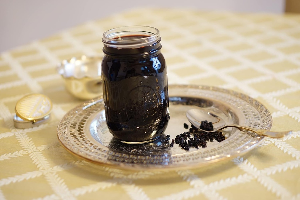 オリジナルオーガニックエルダーベリーシロップ - 純粋な自然 - 免疫ブースト - ハーブサプリメント - 子供のためのと大人によって愛されるジュースとして簡単 - 32 oz