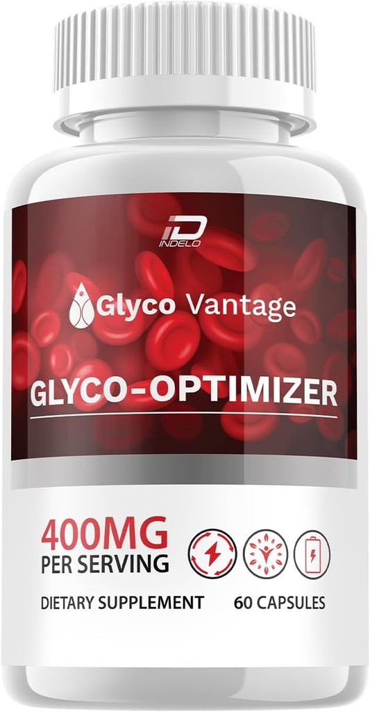 Glyco の Vantage のカプセル- GlycoVantage の高度の補足、健康なレベル、最高の強さの毎日の方式、Glyco の Ventage のカプセルの検討(1パック- 60 のカプセル)を維持するためのすべての自然な方式
