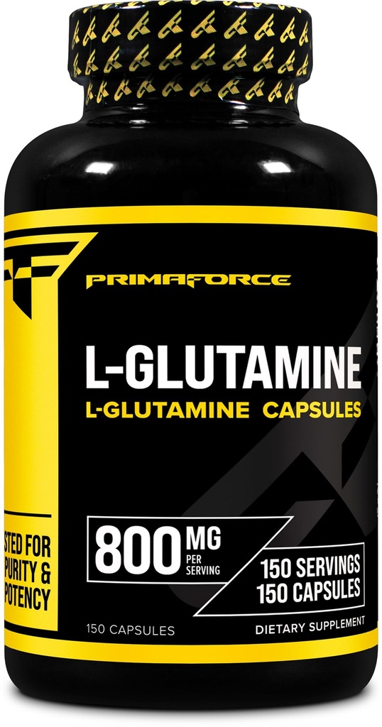 Primaforce Lグルタミン、800mg (150のカプセル)