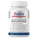 iSerra 250,000 SPU セラプターゼ酵素 - 90 最大強度カプセル - 12x その他のセラパプターゼよりも強力 - 遅延解放技術 - 高効力非 GMO、グルテンフリー、ビーガン (パッケージ 1)