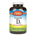 カールソン - ビタミンD3 4000 IU (100 mcg)、免疫サポート、骨の健康、筋肉健康、コレステロール、ビタミンDサプリメント、ビタミンD3ソフトジェル、360ソフトゲル