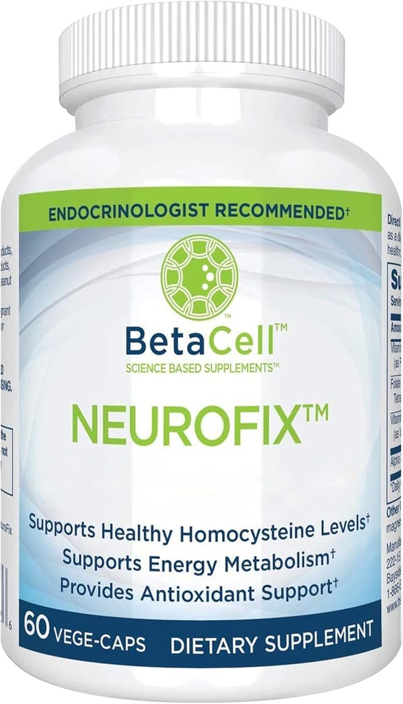 Neurofix Nerveサポートサプリメント - 60ベジブルカプセル