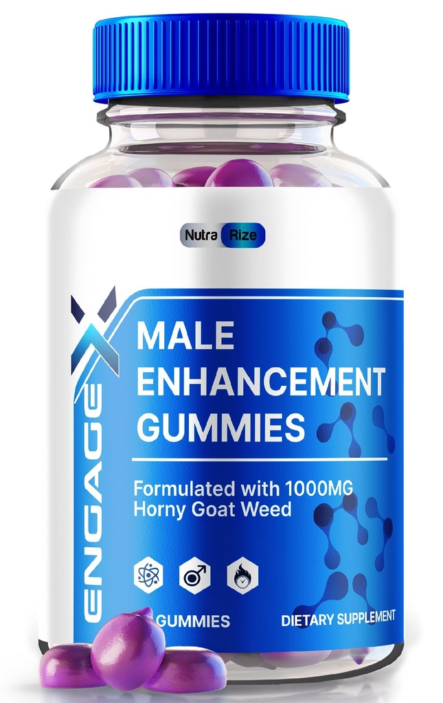 Engage X グミー、Engage X男性ガミーパフォーマンスサポート、男性のためのすべての自然なサプリメント、EngageXパワーとエネルギーのための高度なフォーミュラビタミンピル、EngageXレビュー(60グミー)