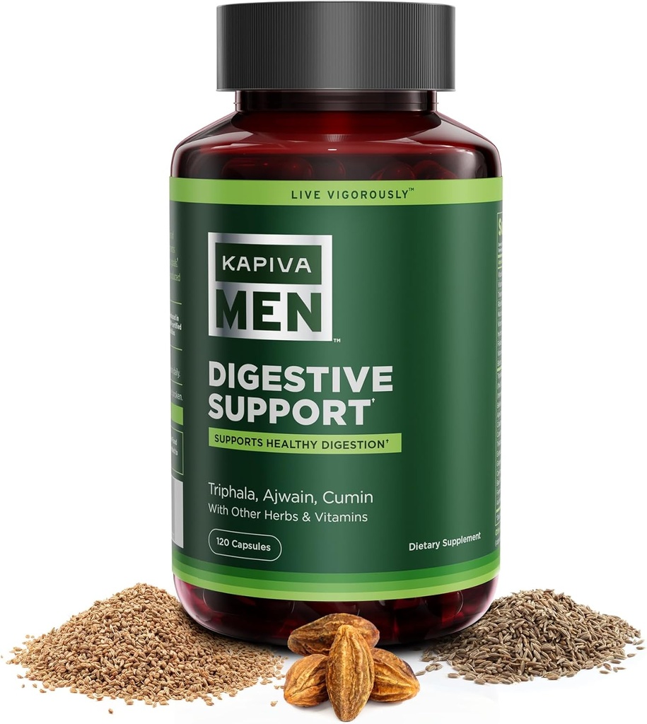 Triphala、Ajwain、Cuminおよび他のハーブおよびビタミン、サポートの健康な消化および腸の健康、60日の供給、120のカプセルが付いているdigestiveサポート補足