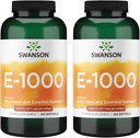 Swanson Natural Vitamin E 1000 Iu (671.10 Milligrams) 250 Sgels (2 Pack)