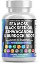 きれいなNutraceuticals海の苔の黒い種油のAshwagandhaのTurmeric Bladderwrack Burdock及びElderberry Manuka Dandelionの黄色いドックのIodineのChlorophyll ACVのビタミンD3