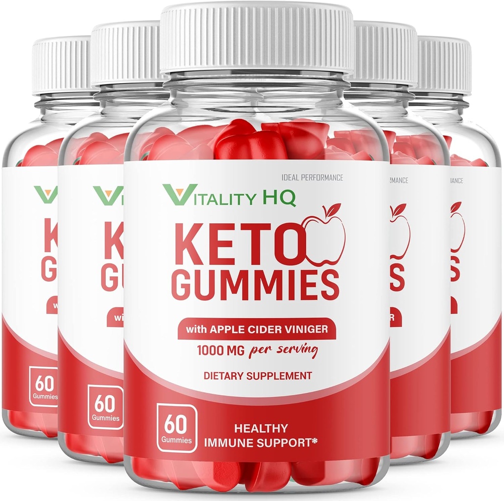 IDEAL PERFORMANCE (5 パック) Vitality HQ Ketos Gummies Vitality Ketos ACV Gummies Vitality ACV Gummie Vitality Ketos Gummies (300 Gummies)