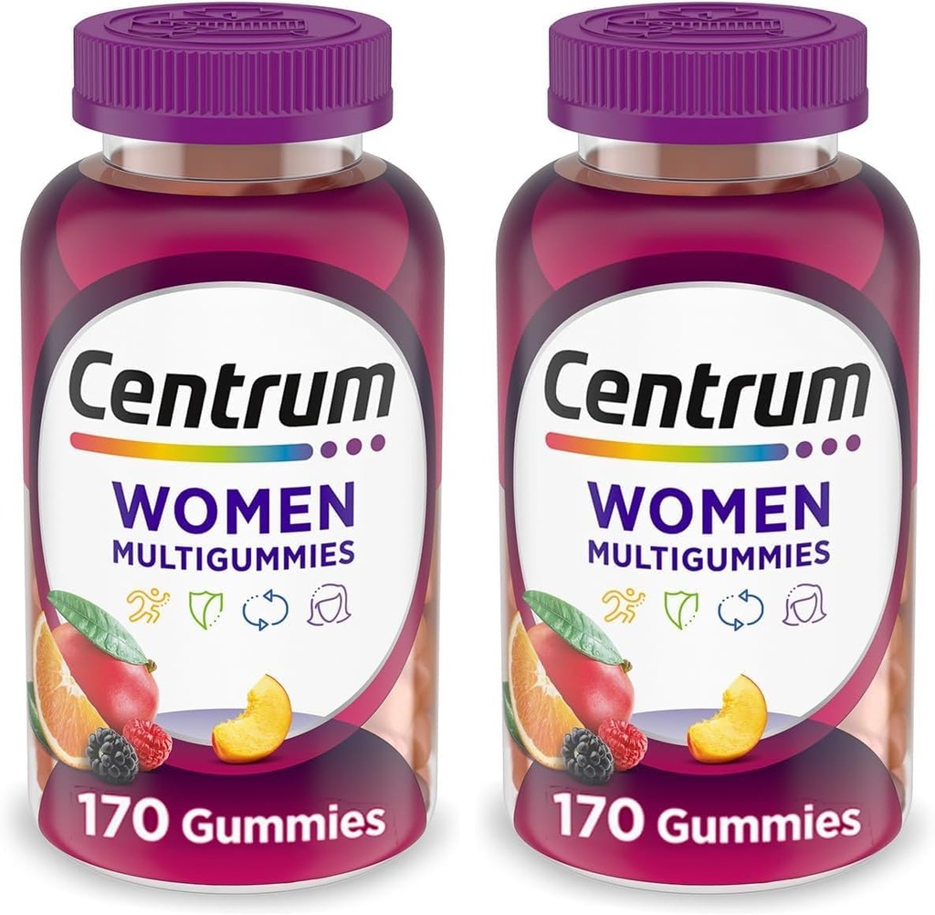 ビタミンD3、Bのビタミンおよび酸化防止剤、分類されたフルーツの味のためのCentrumのMultiGummiesのGummyのMultivitamin - 170の計算(パッキング2)