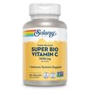 SOLARAYスーパーバイオ緩衝ビタミンC 1000mg、二段、Bioflavonoids、免疫サポートサプリメントとビタミンCを発売 - 高吸収、ビーガン、60日保証、50給餌、100ベガキャップ