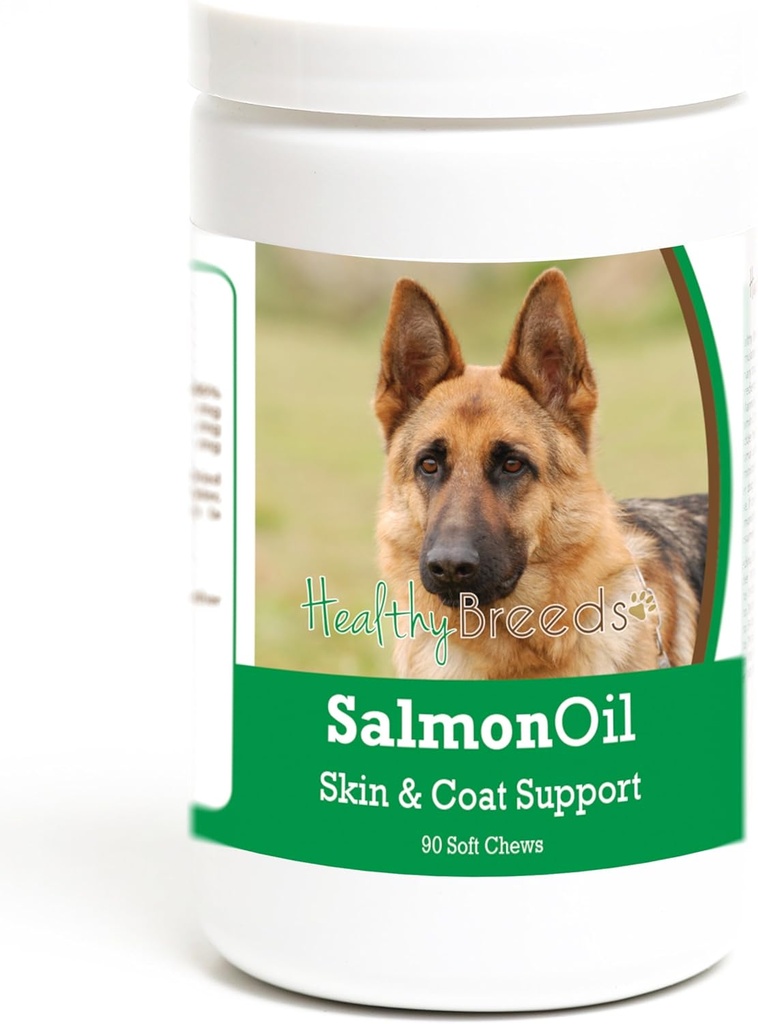 Healthy Breeds German Shepherd Salmon Oil Soft Chews 90 Count
