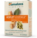 Himalaya Koflet Lozenges、元のメントールの味、暖かい救助のための自然な草の咳の低下および喉の慰め、130のmg、20のLozenges