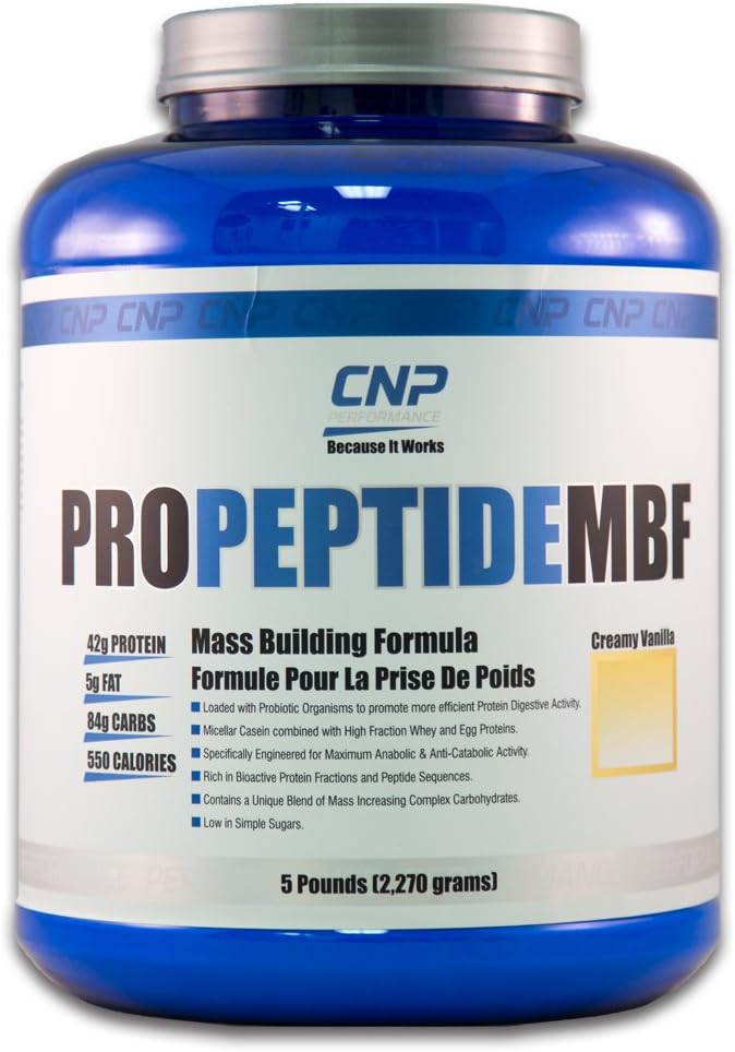 ProPeptide MBF (Massの建物の方式)の専門の等級蛋白質の粉、重量のゲインダー(5lb、バニラ)