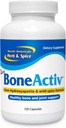 NORTH AMERICAN HERB&SPICE BoneActiv - 120カプセル - 骨と関節サポート - MCHA、セージ、ローズマリー、オルガノールP73オレガノオイル - 非GMO - 30サービング