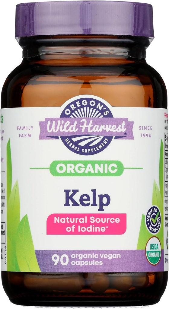 OREGONS Wild Harvest Organic Kelp, 90 CT