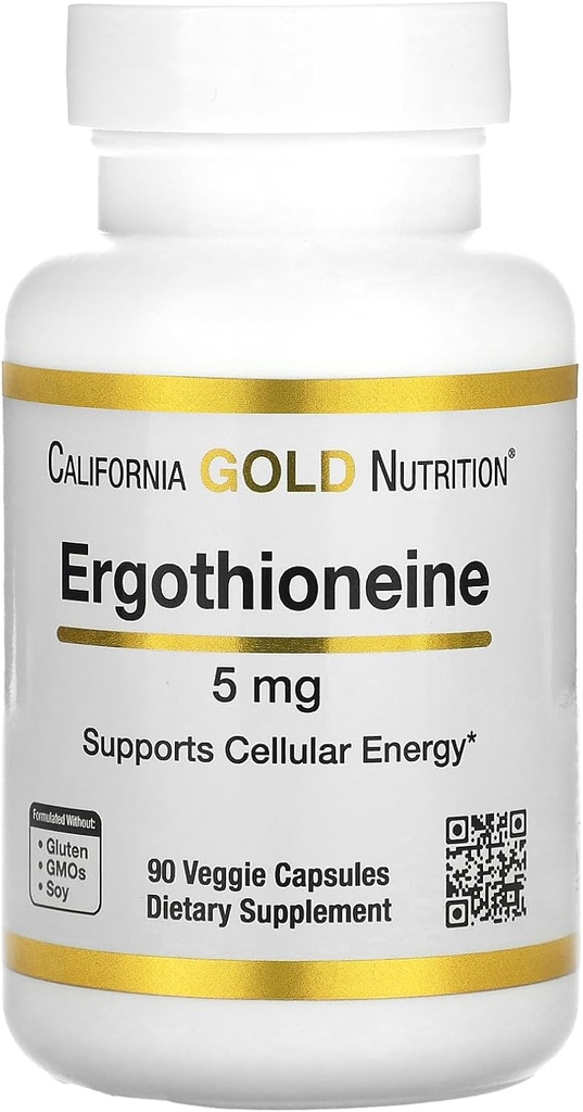カリフォルニアの金の栄養物のErgothioneine、5のmgの90のベジギー カプセル