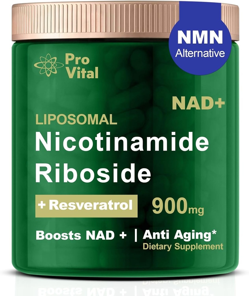 NADの補足、NADのLiposomalのニコチンアミドのRiboside 900mg - NMNHの補足の代わり外 - 余分強さのLiposomal NAD+ 反老化、エネルギー、焦点のためのResveratrolの補足- 80のカプセル