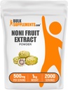 BulkSupplements.comのNoniのフルーツのエキスの粉-Noniのフルーツの補足、Superfoodの粉-グルテンフリー、サービングごとの500mg、1kg (2.2のlbs) (パッケージ1)